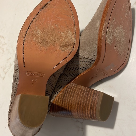 Coach suede booties - Picture 4 of 4